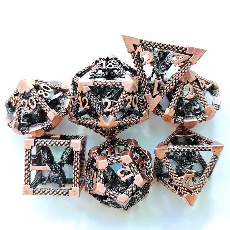 Hot Metal Dragon Dice Which Has Dragon Dice Copper Dice
