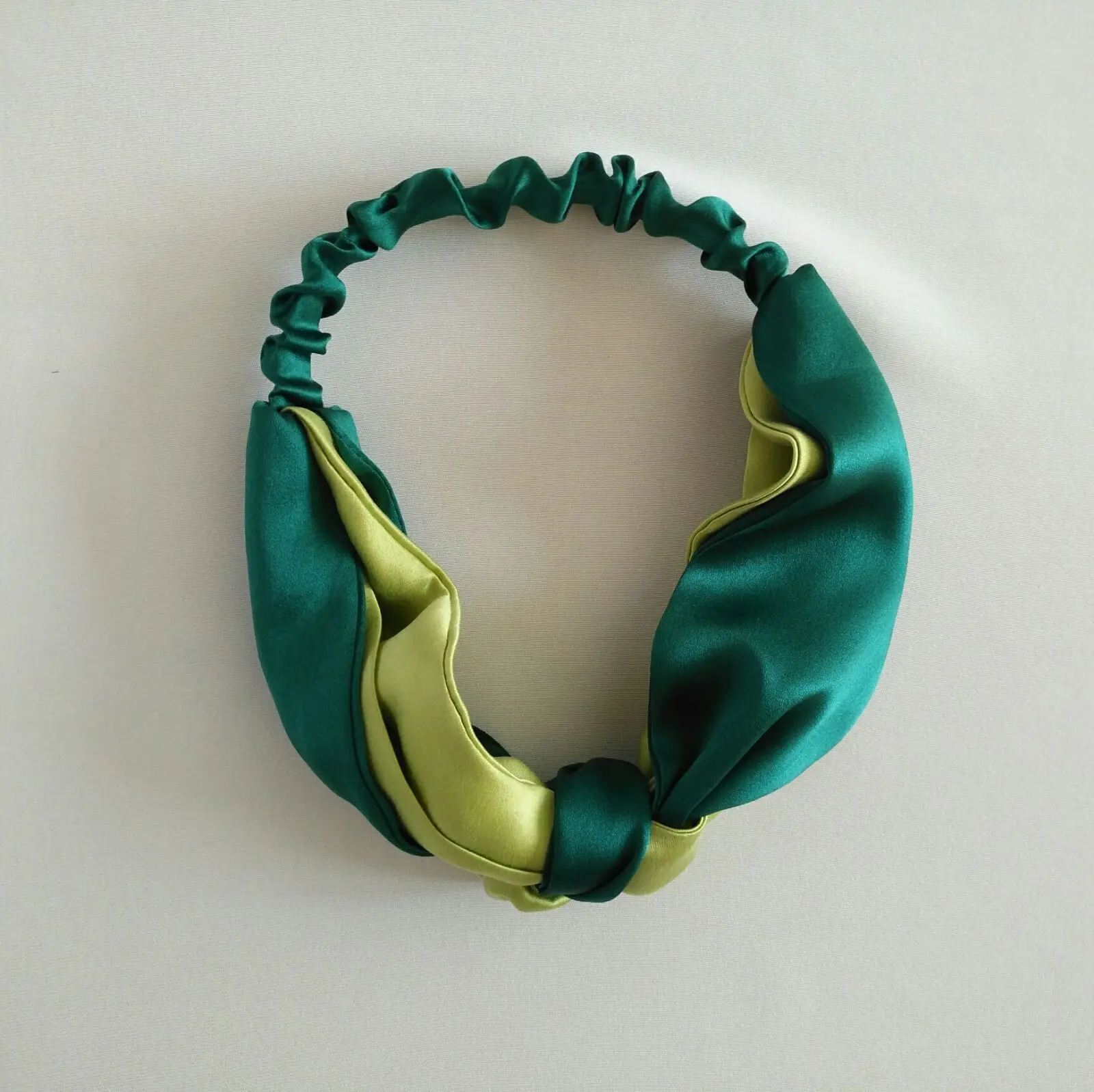 Custom Logo hair tie fashion satin hair bands for women