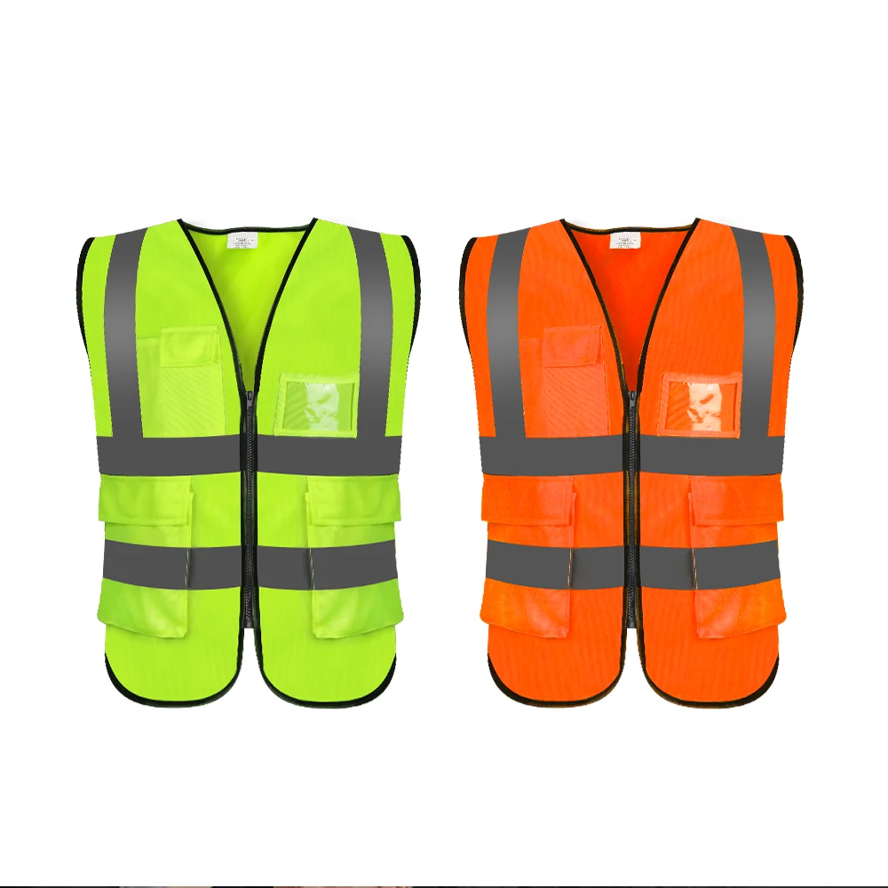 Class 2 warning vest Parade vest Demonstration LED safety vest breathable car