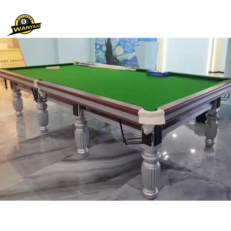 Factory Wholesale Standard Professional Activities Snooker Billiard Pool Table Solid Snooker Table for Sale Tournament 12 Ft 600