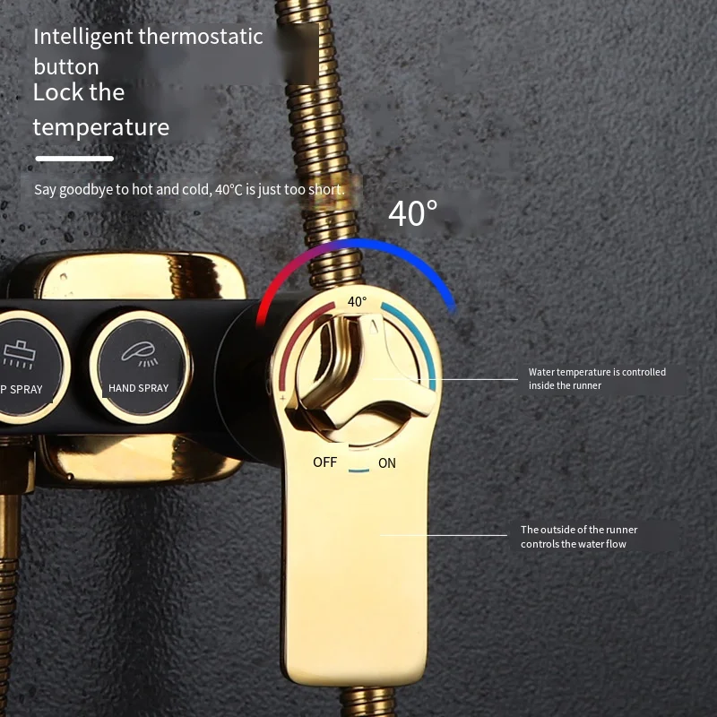 Brass Oem Stainless Steel Bathroom Modern Contemporary Rectangle 888 Massage Body Jets Led Shower Panel Shower & Massager Panel