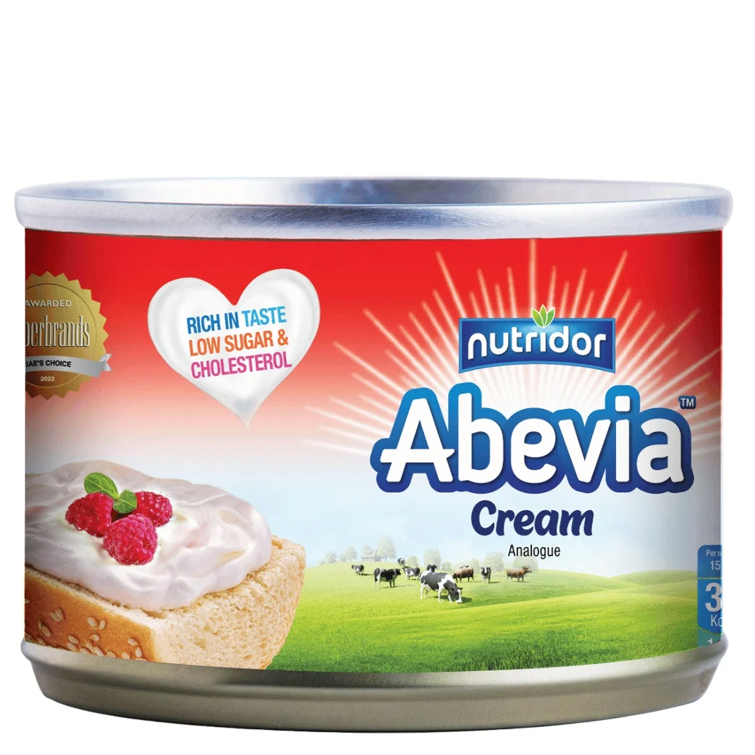 UAE made Abevia Cream Analogue Low Cholesterol  High Vitamin D Recombined Cream with Vegetable Fat