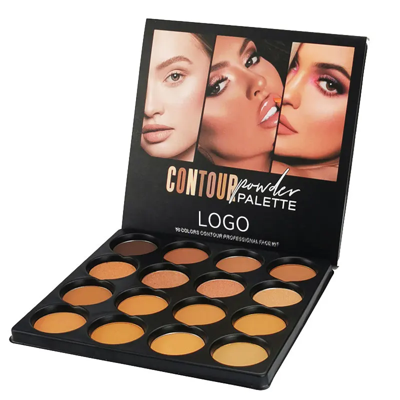 New Long Lasting Brighten 16 Color Makeup Face Contour Cosmetics Matte Makeup Pressed Powder Palette