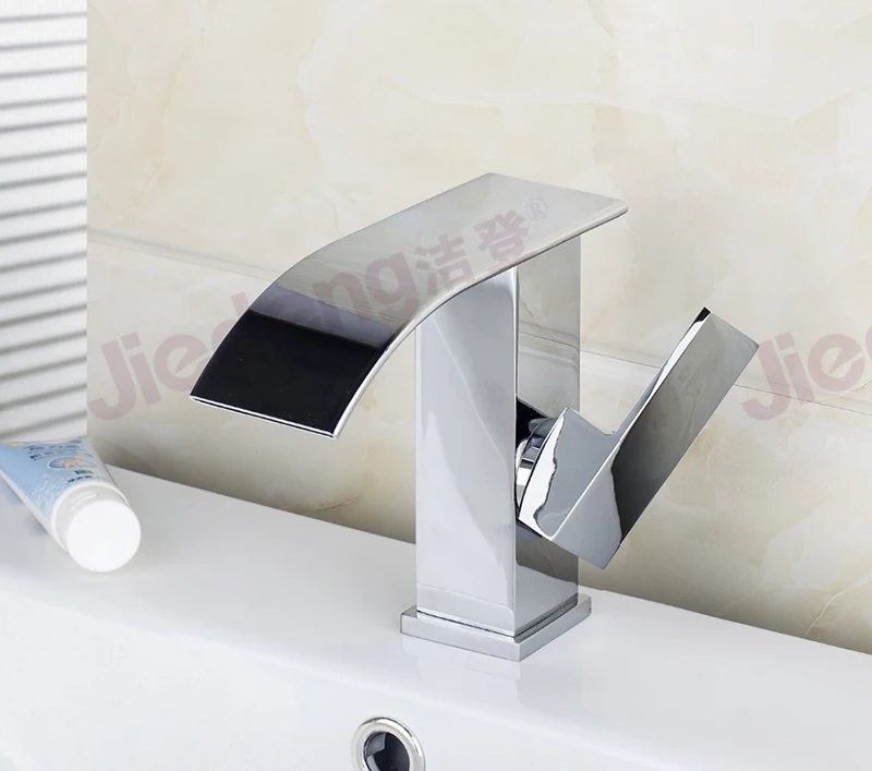 
high quality brass faucet bathroom washbasin waterfall faucet 