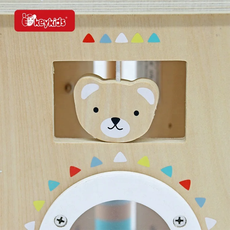 Multifunctional Learning Toy Musical Wooden Activity Triangle For Kids W12D492