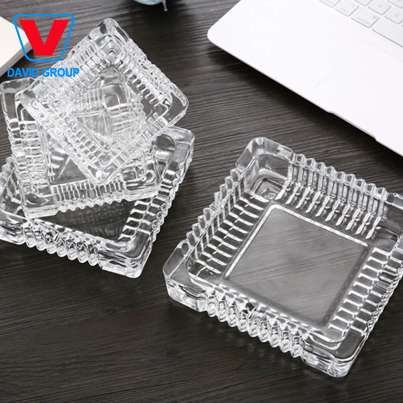 Wholesale High Quality Clear Glass Ashtray Crystal Ashtray