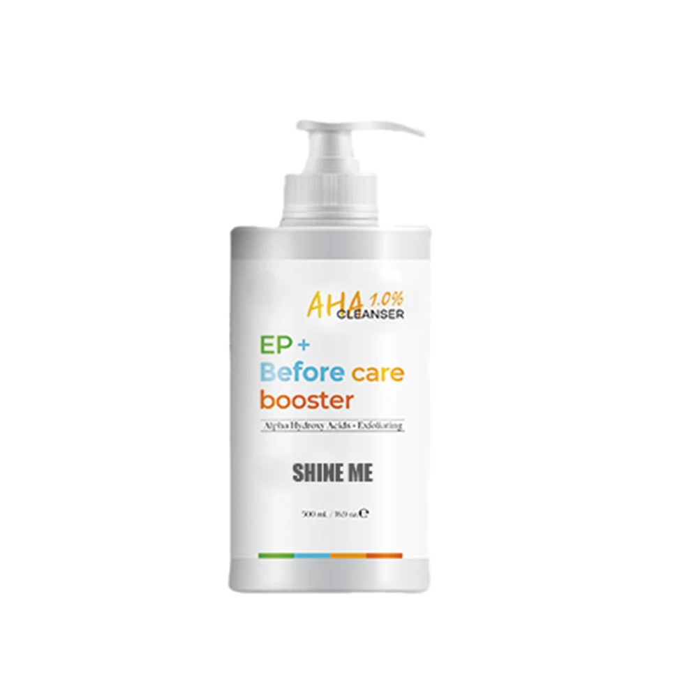 Glycolic Acid 0.5% Lactic Acid 0.5% EP+Before Care Booster AHA 1.0% Cleanser CO2 Carboxy Booster AHA 1.0% Cleanser