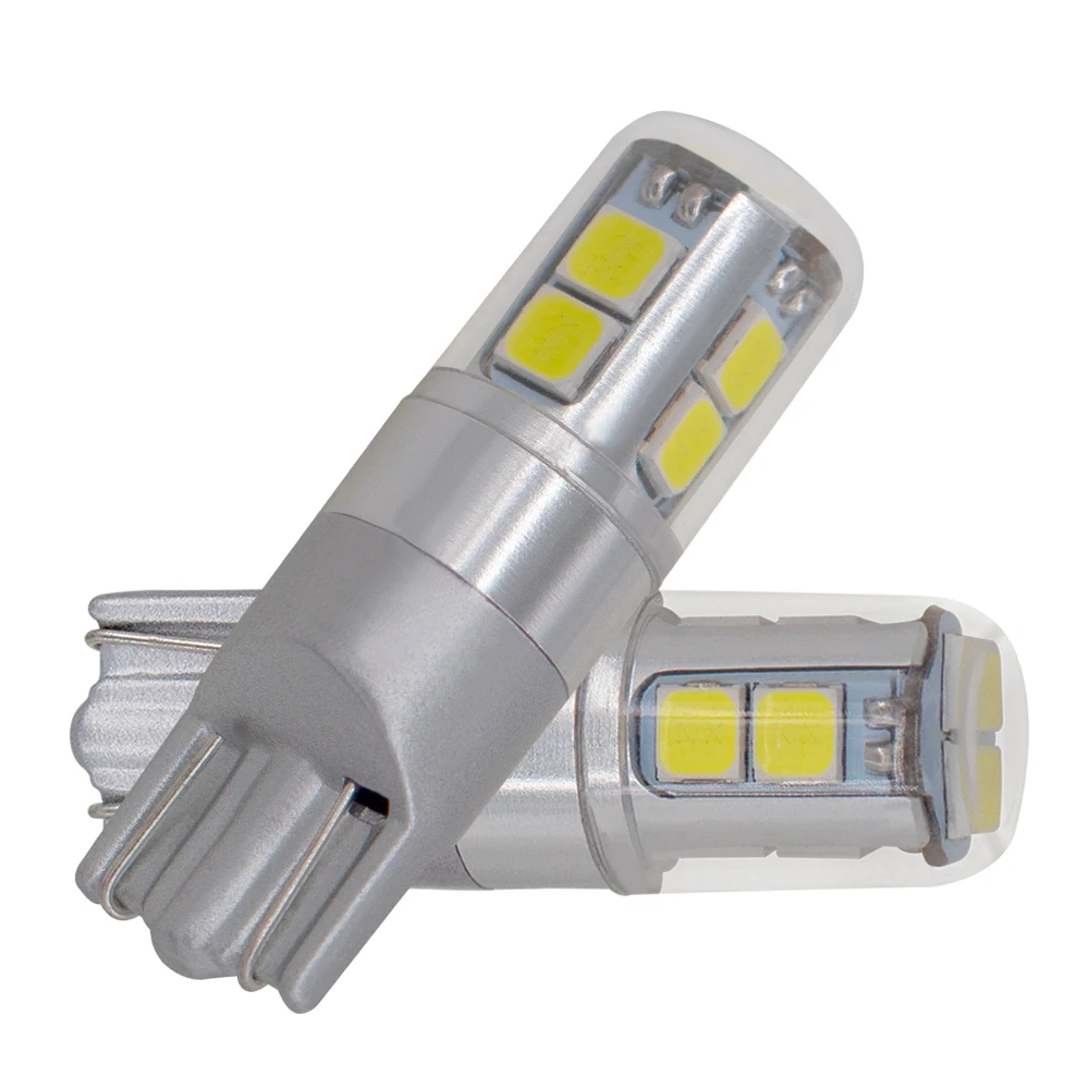 W5w T10 Led Bulbs 3030 10smd Drl Light T10 W5w 168 194 Led Car Auto White Instrument Lamp Dome Reading Lights SX123-T10