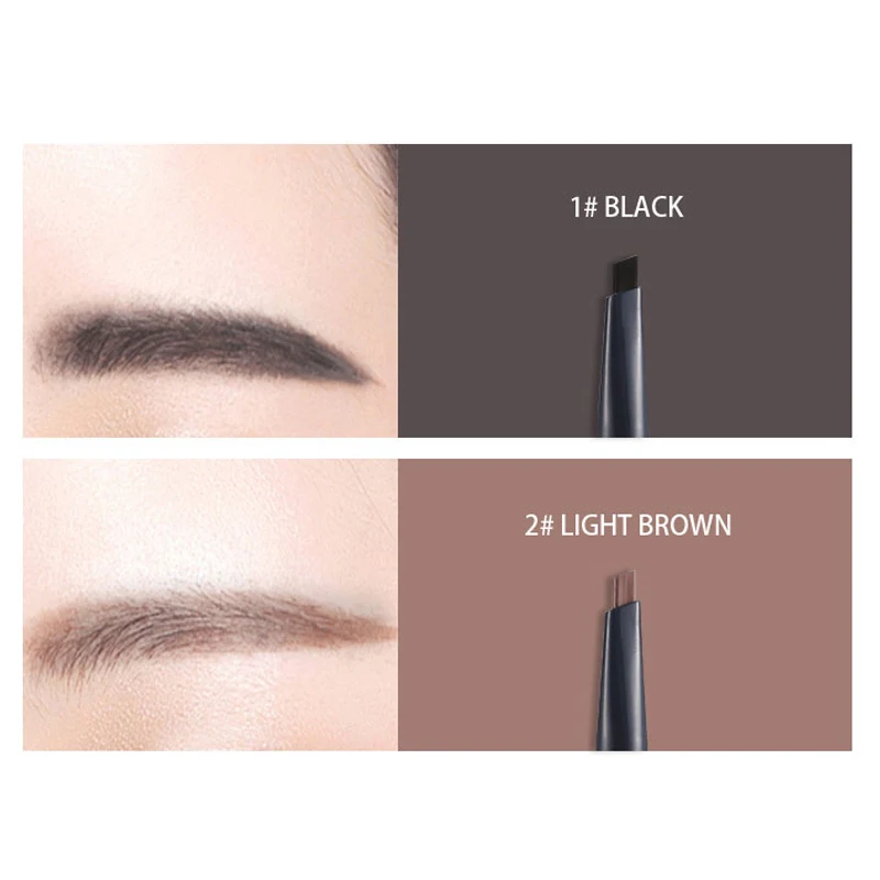 BCC High quality Makeup Brows Double heads automatic Eyebrow Pencil with Eye Brows Brush Waterproof and Long-lasting