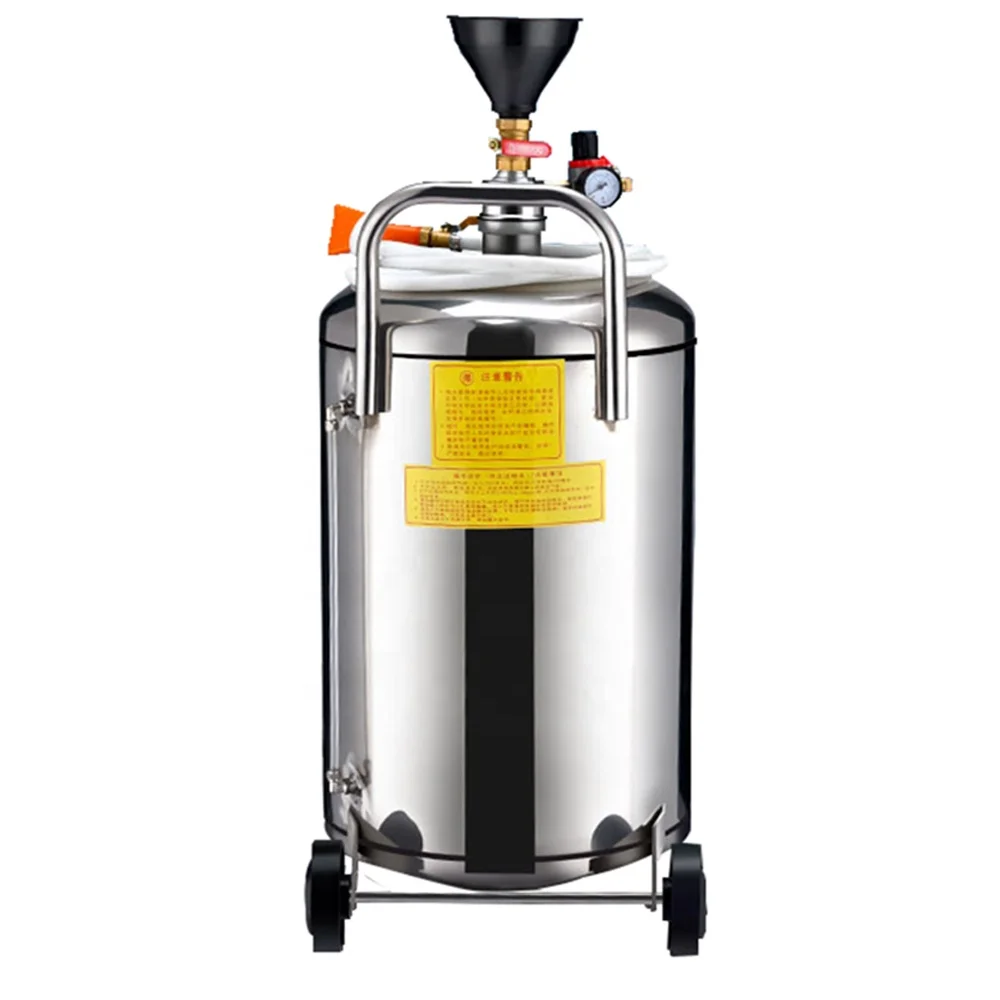 Hangzhou Portable Pneumatic Mobile High Quality Spray Bubble Bucket Pressure Stainless Iron Foam Car Washing Machine