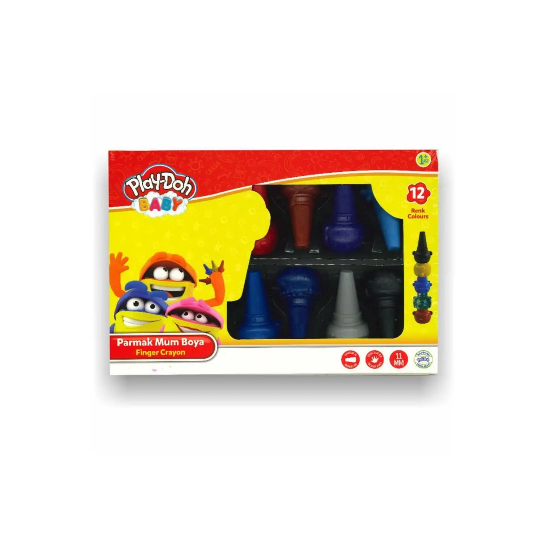 Детские 12 видов цветов Cr-017 для мелков Play-doh