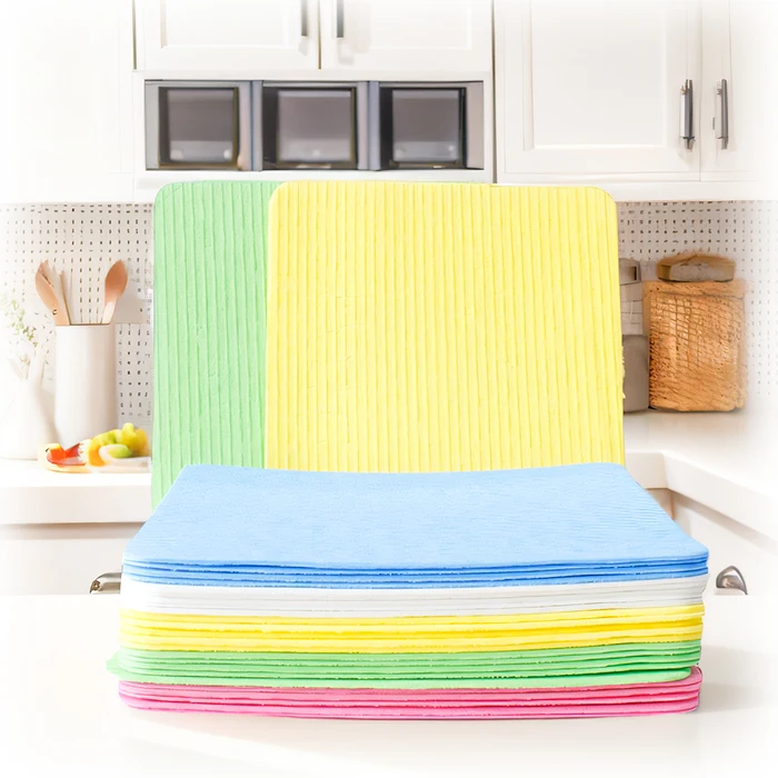High Quality Durable Custom Print Sponge Cloth for Daily Use in Kitchen Dish Application