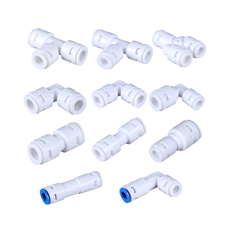 Quick Connector Push In To Connect Tube FIttings for RO Water Purifier System Spare Parts