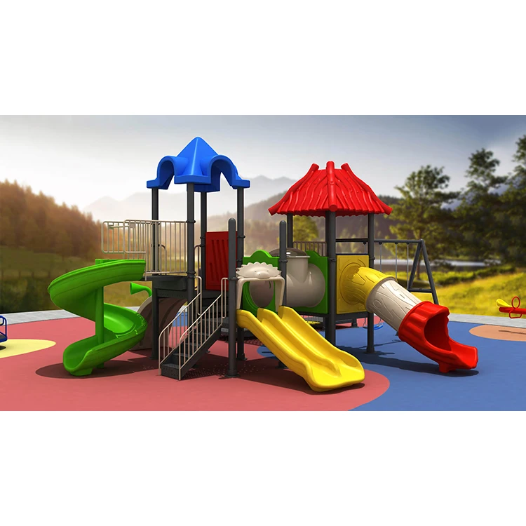 High Quality Outdoor Playsets Children Including Slides Me-JMQ-1841A School Park Play Equipment Manufacturer Plastic Material