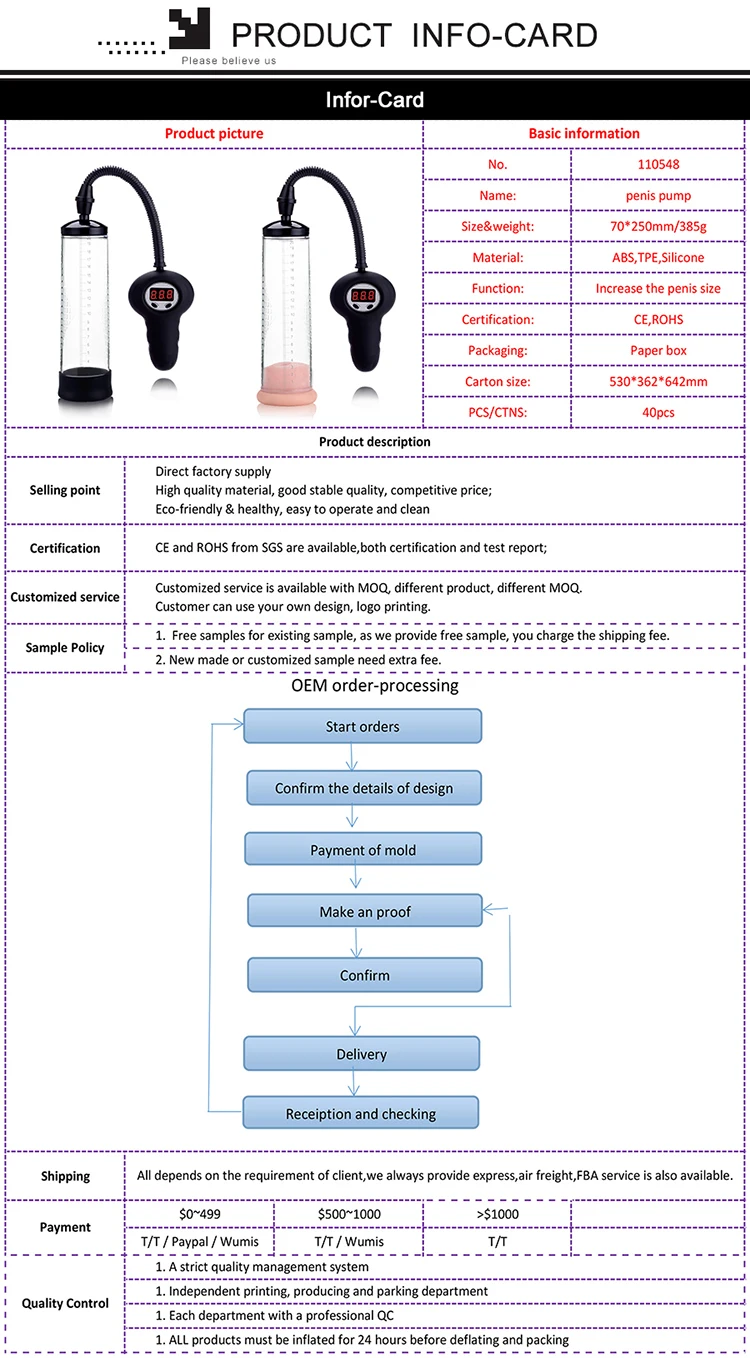 Automatic electronic Penis Power Vacuum Pump With Pressure Gauge 4