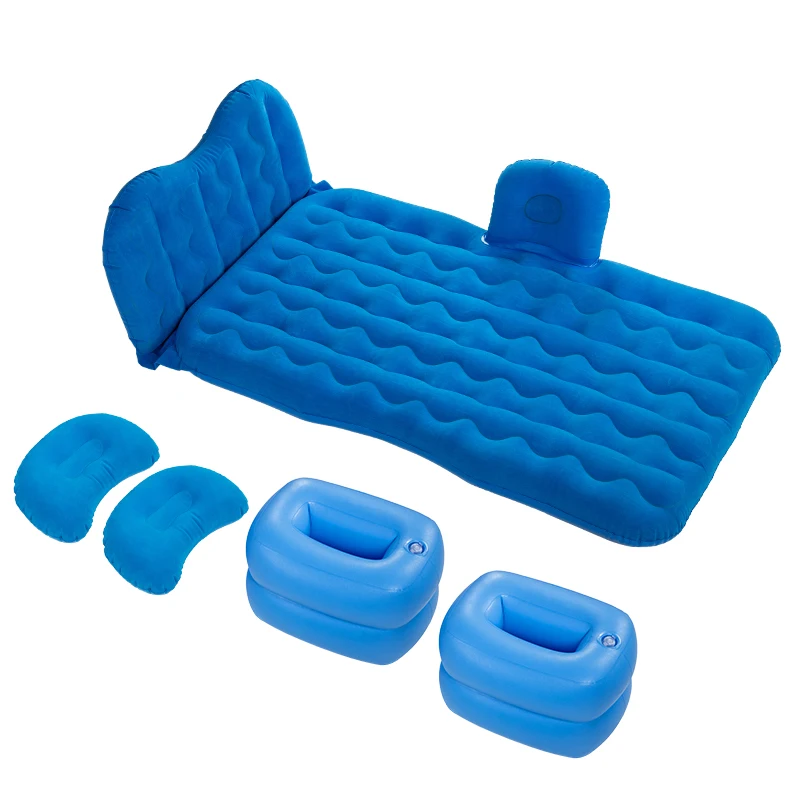 C02 новый патентный продукт ПВХ Оксфорд Флокированный надувной автомобильный матрас надувная кровать флокировка стиль