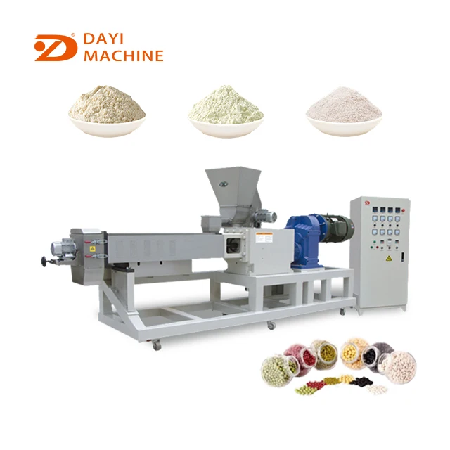 fully automatic small nutrition powder processing machine baby food  processor extruder machine milk powder making machine