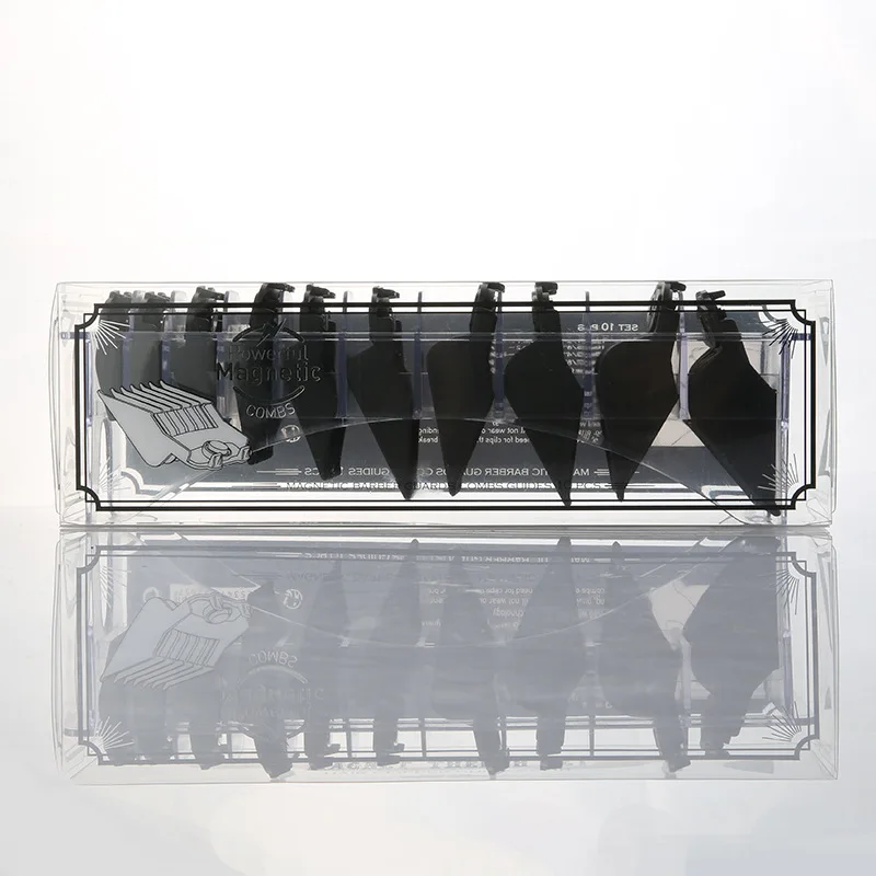 Wholesale Salon Accessories Hair Magnet Limit Comb Set Cutting Guide Iron Comb Hair Clipper Cutting Tool For Barber Shop