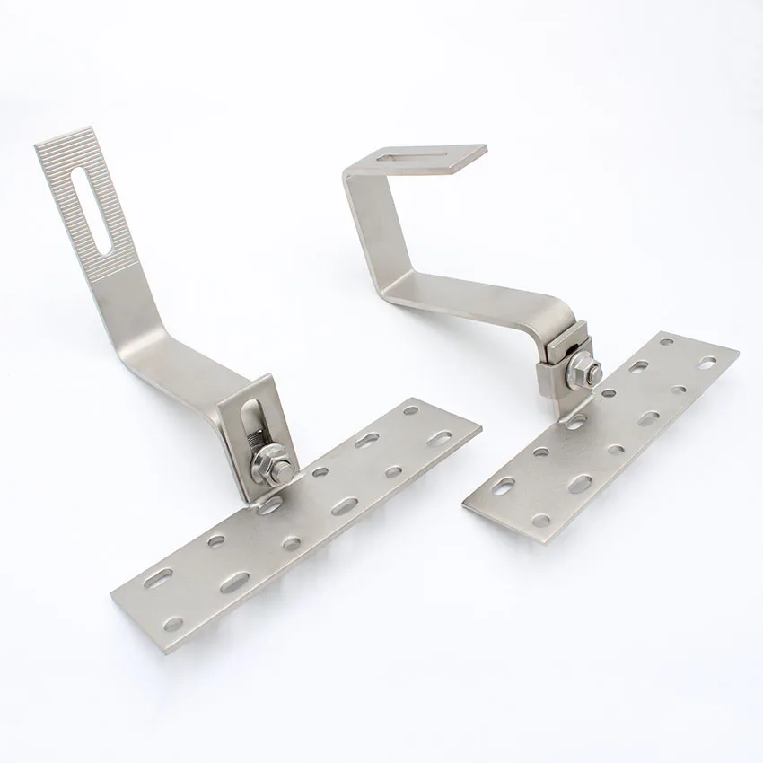 Corrosion resistance aluminum roof hook solar solar mounting system aluminium roof tile adjustable hook solar