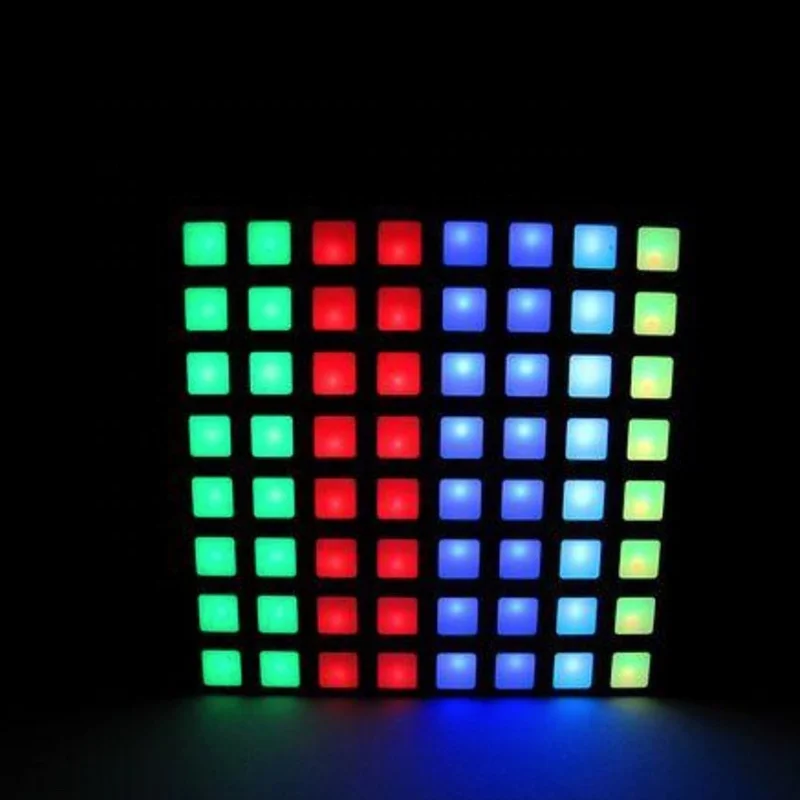 
Red/Green/Blue/White/RGB 8x8 LED Square Dot Matrix Display 
