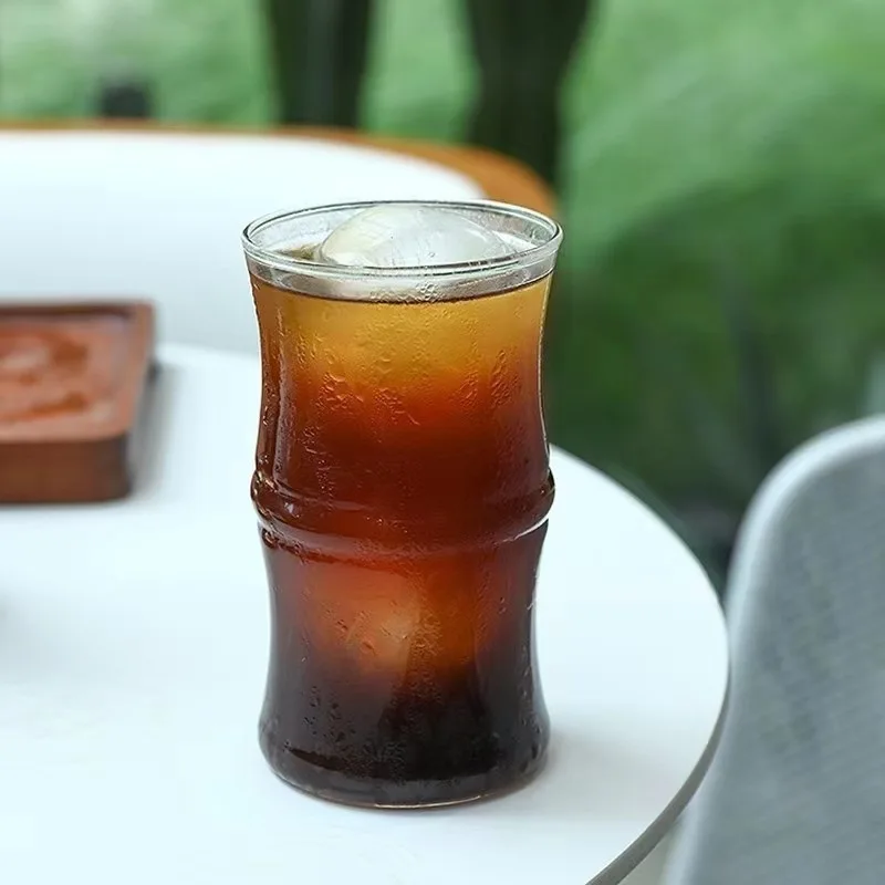 High borosilicate tumbler cup iced Latte cup Restaurant Heat resistant Water Drink cup