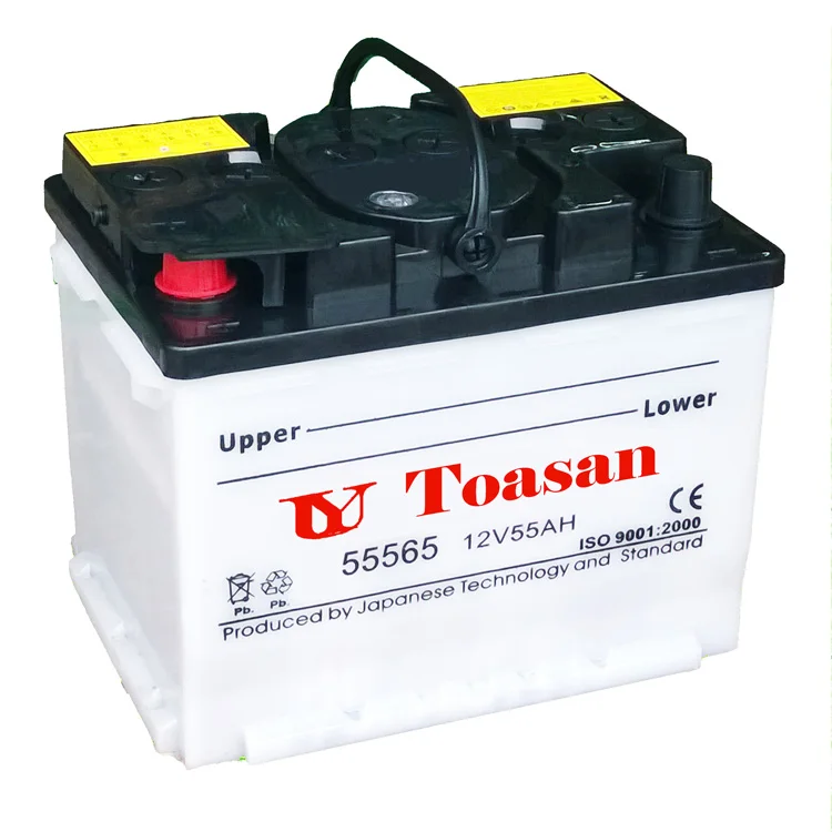 TOASAN Factory 12V 55AH сухозаряженный DIN 55 автомобильный