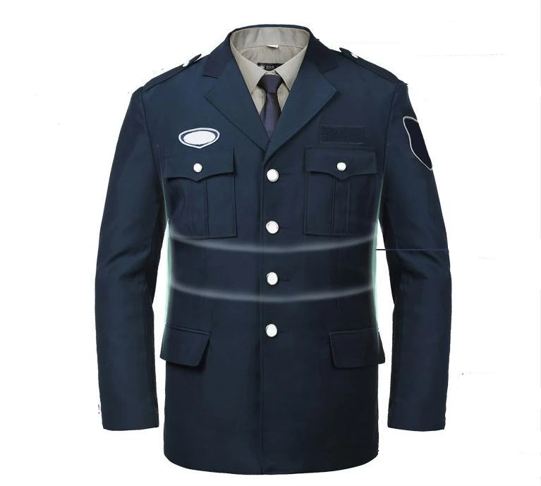 
Security uniform companies security guard suit uniform coat details 