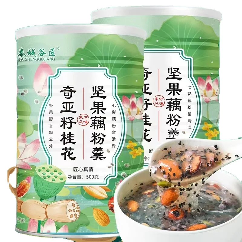 Мгновенный суп taichenggujiang в банка healty ou fen Китай порошок из корня османтуса лотоса набор мгновенного супа смешанный