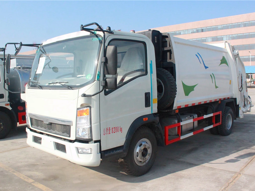 10m3 4*2 compactor Garbage compactor Truck waste garbage compression truck price for sale