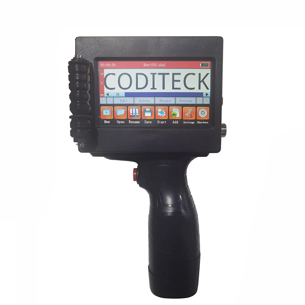 Coditeck 22 languages factory price 12.7mm handheld inkjet printer gun
