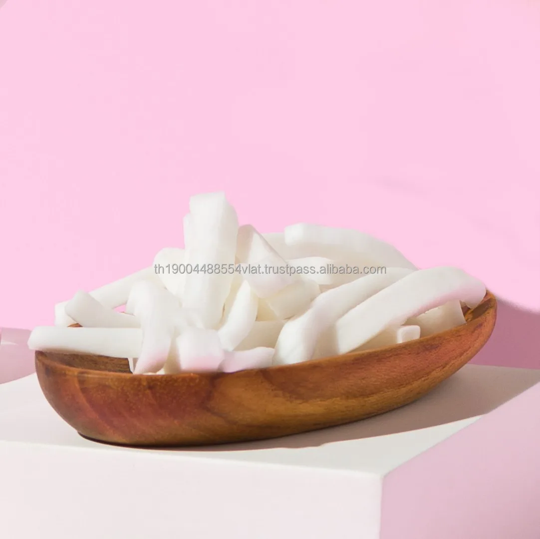 Frozen Chilled Fresh Young Coconut Meat Strip Cut Food Bakery Decoration Ingredients Dessert Cooking Bakery