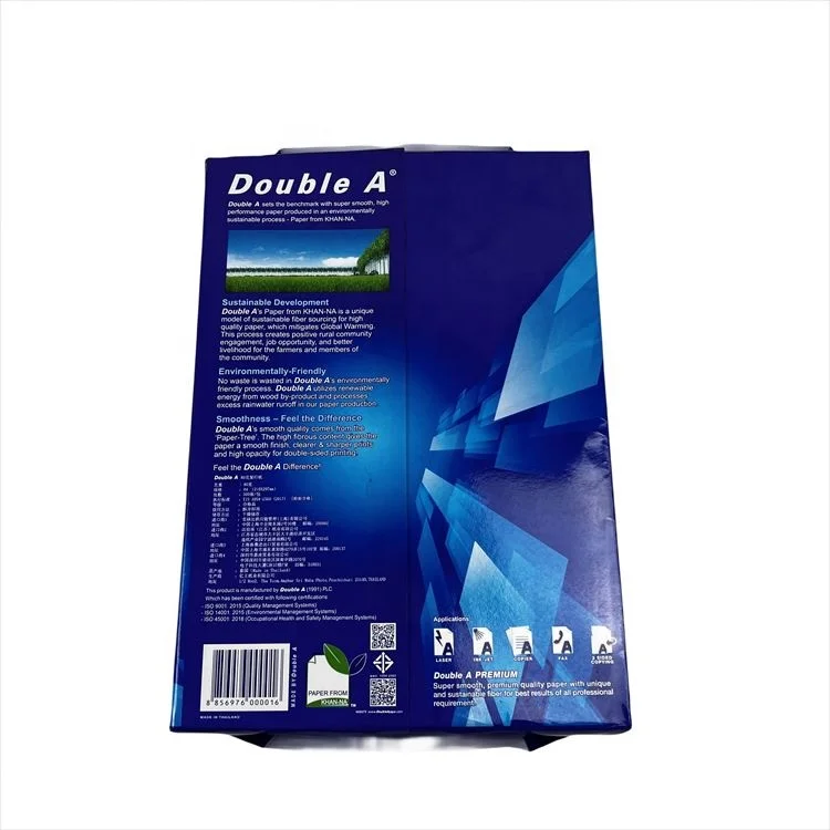 Factory direct supply Original A4 80g Copy Paper Double A4 Office Paper 80 gsm 70 gram