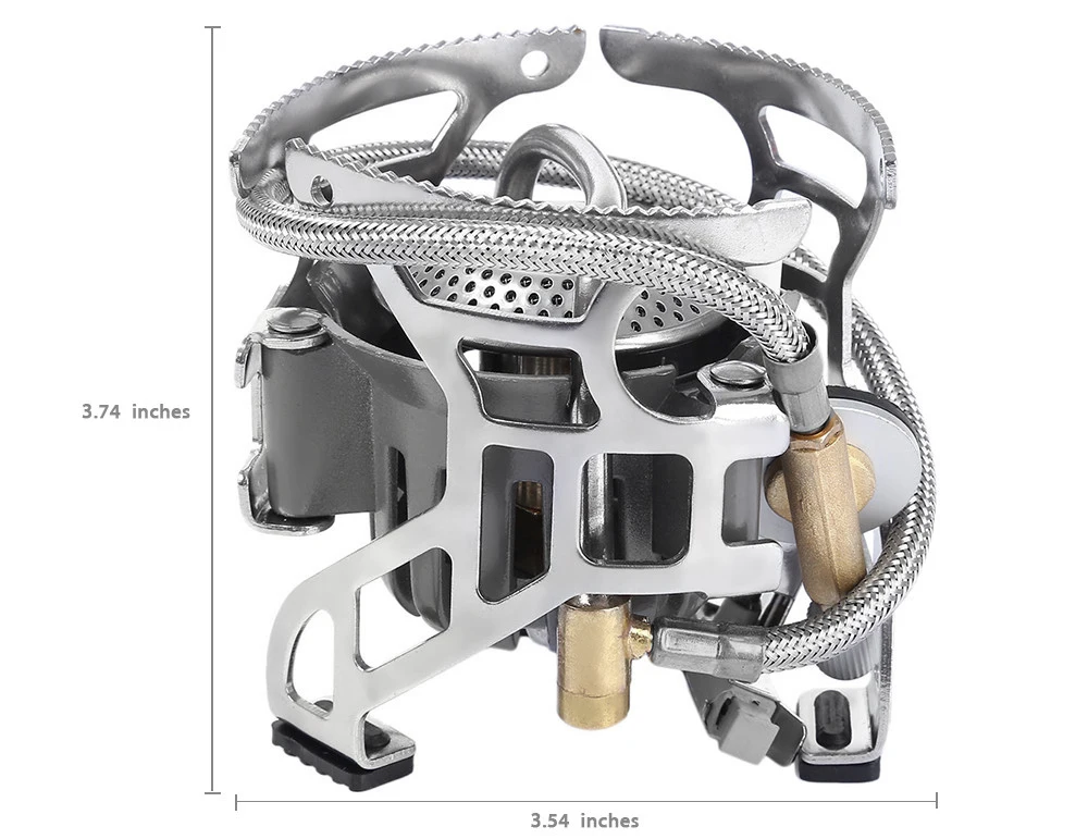 
Outdoor camping gas Stove single burner Stainless Steel folding Oven for hiking picnic cooking 
