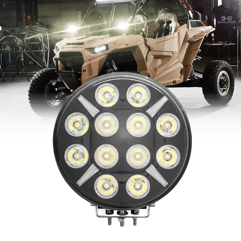 Super Bright High Power 120W Car LED Spotlight Driving Light 9 Inch Round LED Work Light