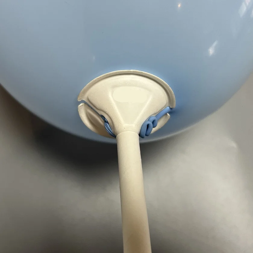 Custom Bio Ecofriendly Size Biodegradable Sugarcane Bagasse Pulp Molded Festival Celebrations Balloon Holder Clip