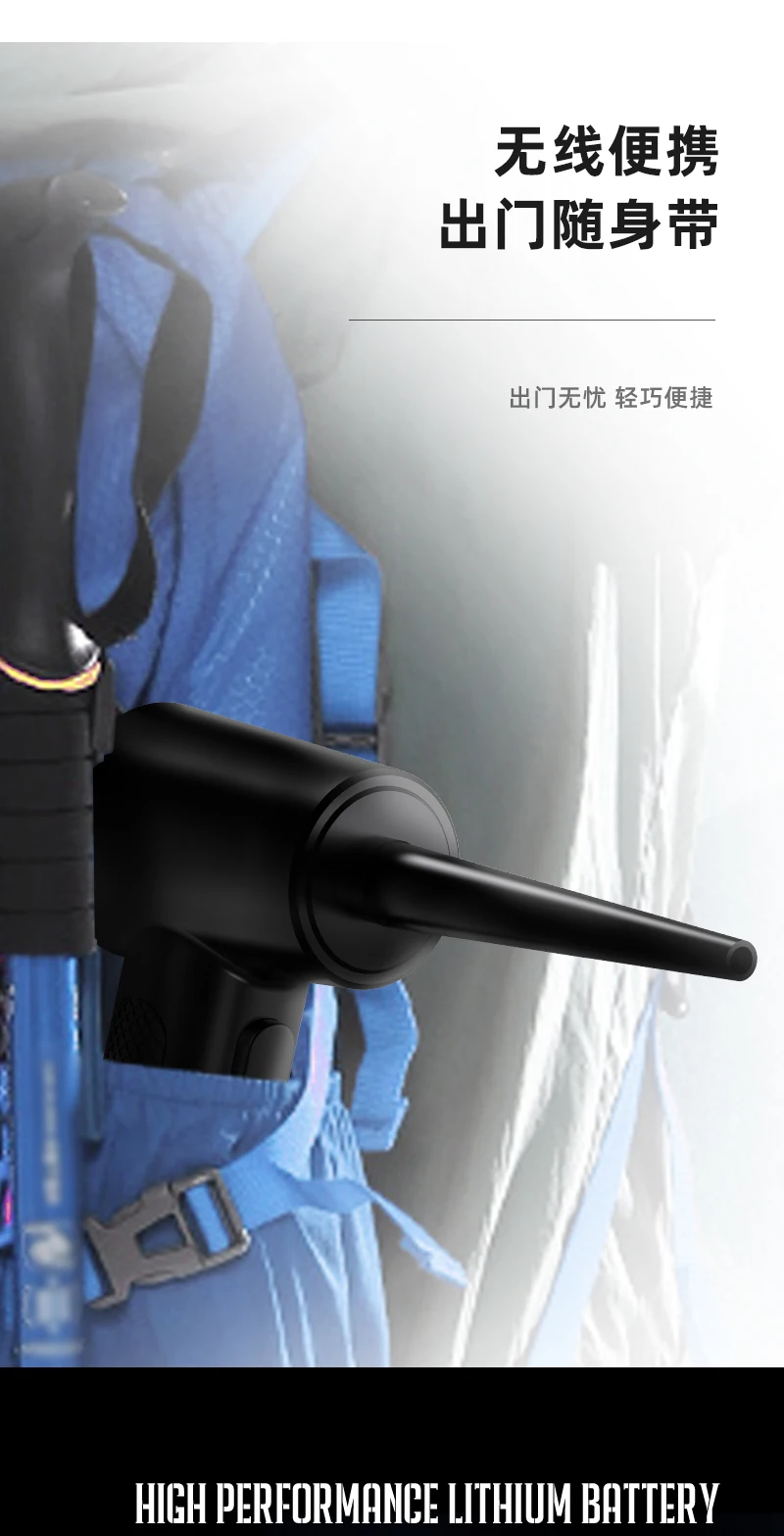 Air duster electric 3 Gear 51000RPM with LED Light Computer Keyboard Car Cleaning Air Blower duster wireless Air Duster Portable