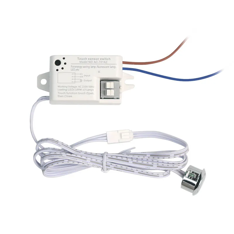 Wholesale 100W Led Light Double Door Sensor Dimmer AC220V Hand Wave Motion Sensor Switch for Cabinet Furniture