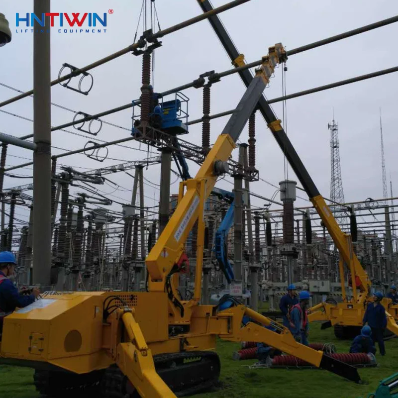 Китайский поставщик HNTIWIN бренд 3 5 8 10 12 тонн мини-кран-паук для продажи