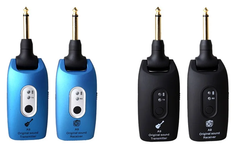 A9 Guitar Pickup Wireless System 2.4GHz Transmitter Receiver for Guitar USB 2.4Ghz Wireless Guitar Pickup Transmission System