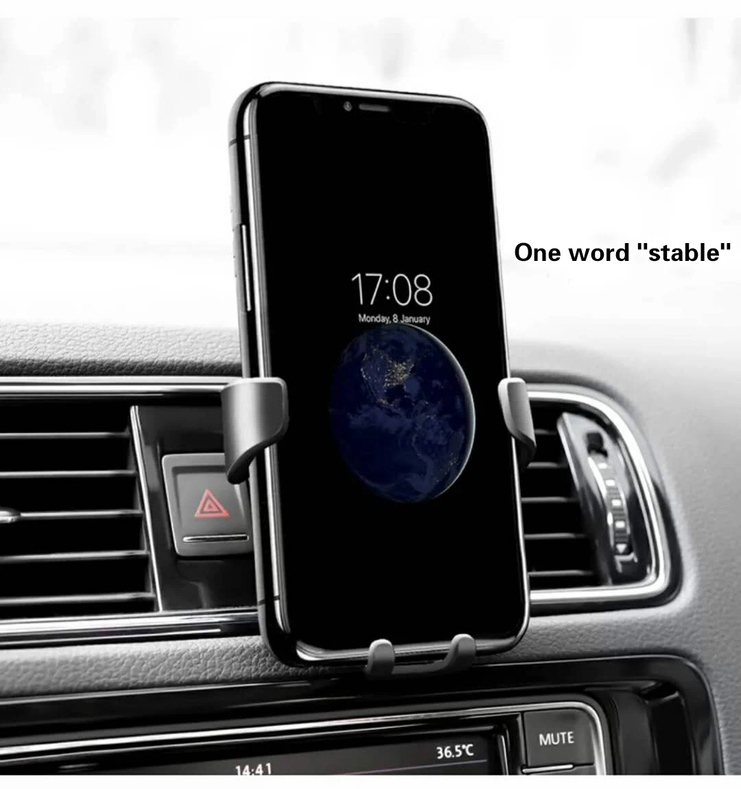 YC02 new gravity mobile phone holder can rotate 360 degrees car universal leather