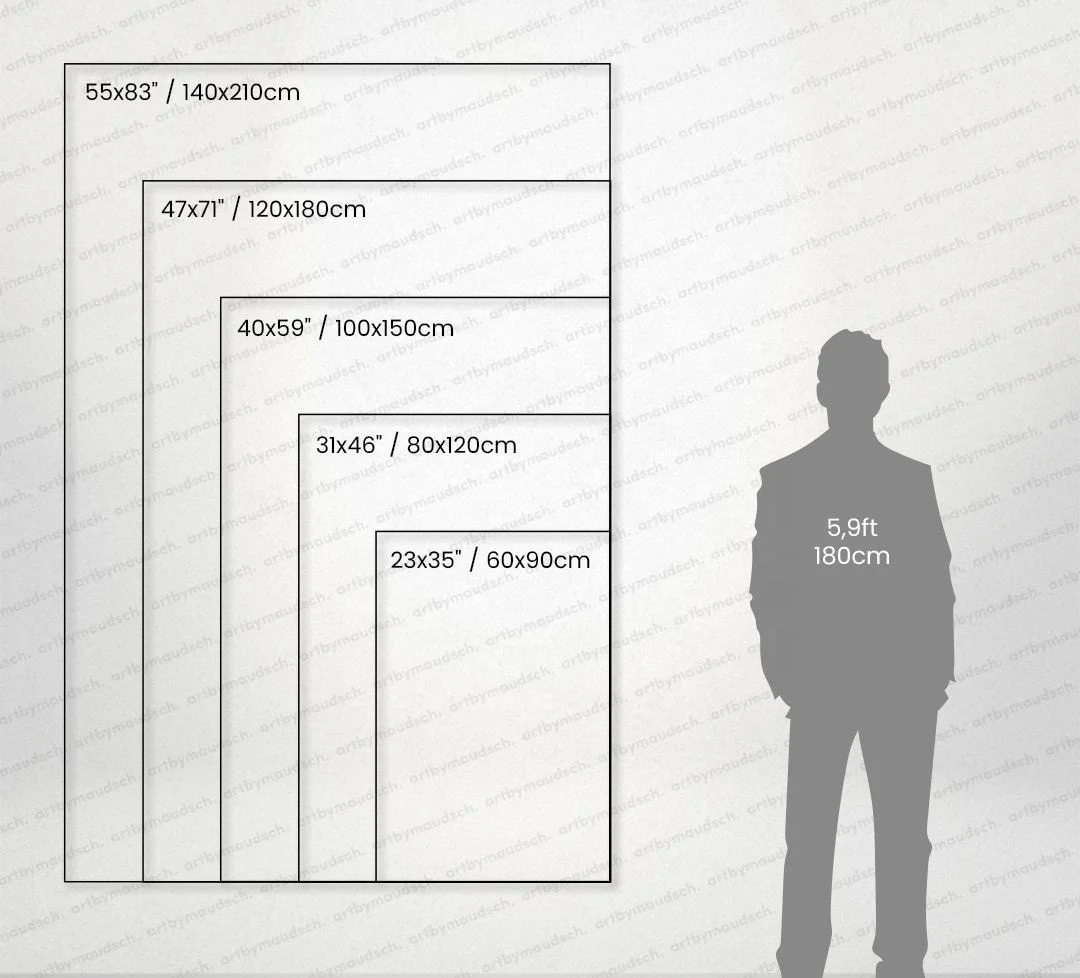 100% Hand-Painted Realistic Countryside Scenery Custom Oil Painting Canvas Wall Art Green Waters Mountain Home Decor