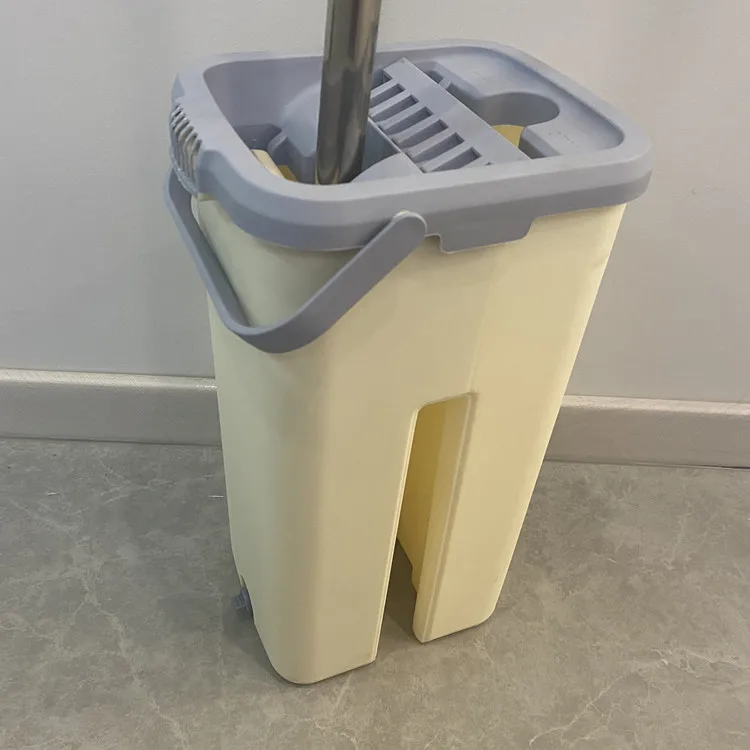 2022 Kemeige And Dry Microfiber Magic Cleaning Lazy Flat Microfiber Floor Cleaning Mop Bucket