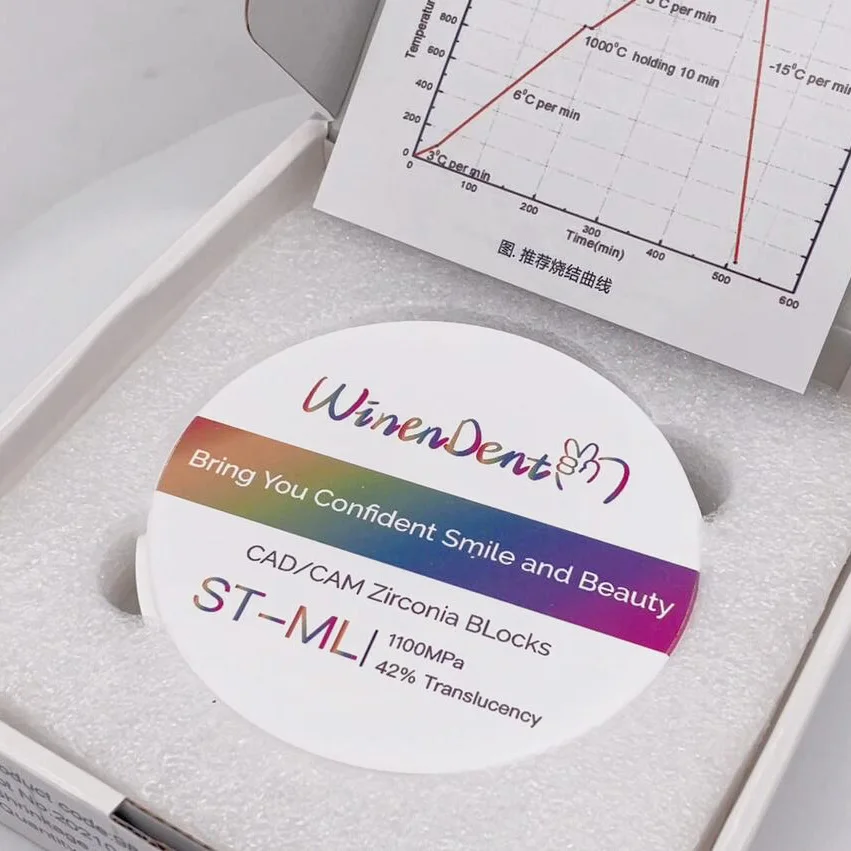 CAD CAM Disc for Open System Dental ST-ML 95mm 25mm Zirconia block Milling Bloque