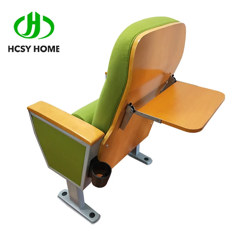 HCSY домашняя фабрика прямая продажа стулья для театра стул аудитории с задним