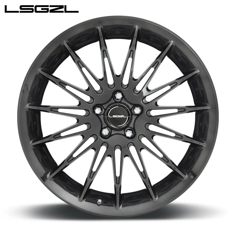 LSGZL Customize passenger car wheels 5x120  5x112 5*114.3 rims 17--- 26 inch alloy wheel  for off road
