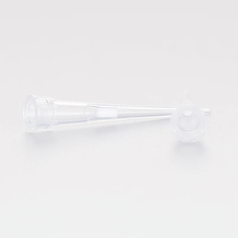 Sterile low retention Laboratory Plastic Filter Pipette Tips in bag