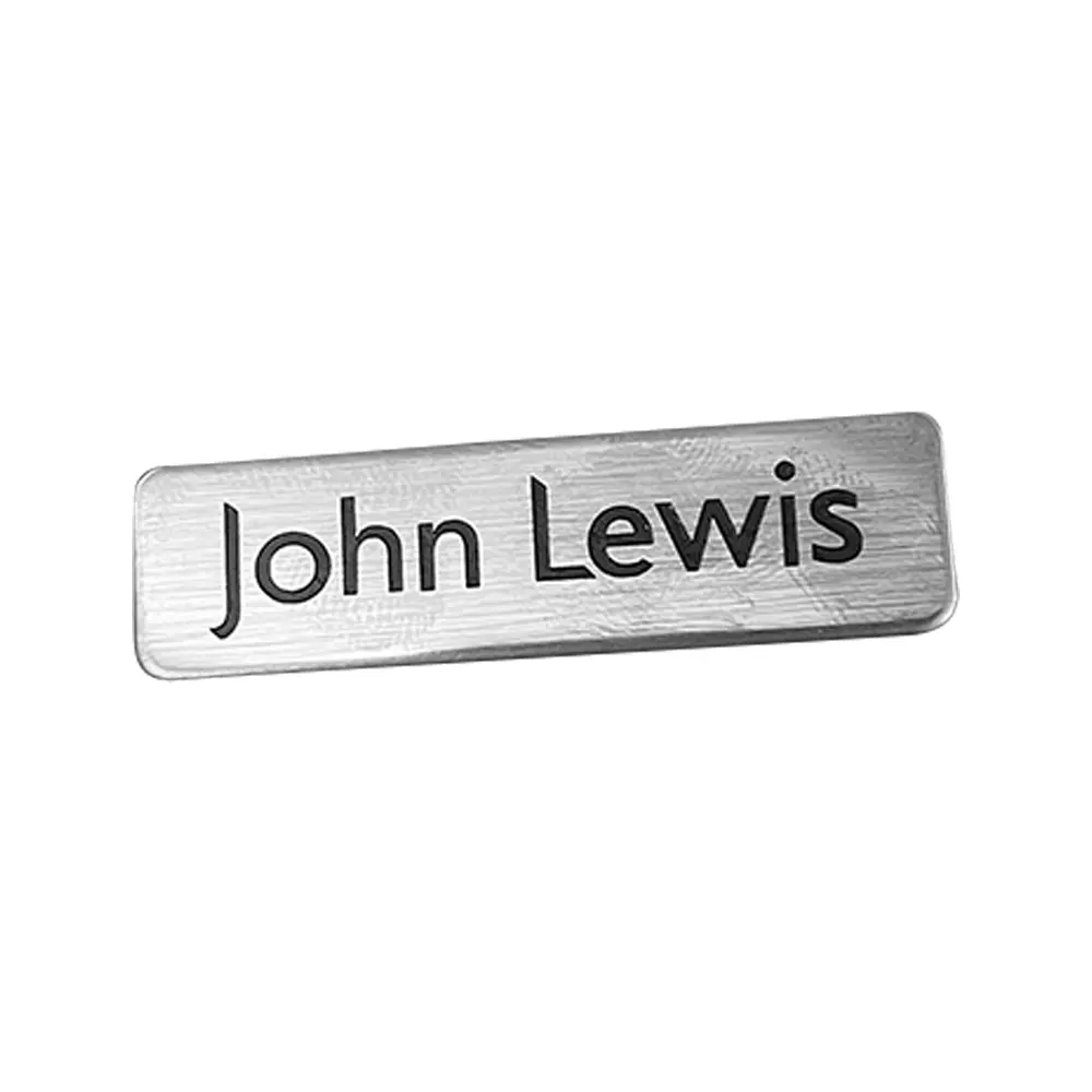 Cheap wholesale custom custom stainless steel nameplate steel logo for furniture