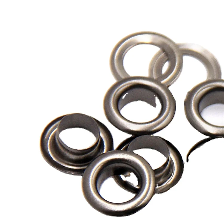 small size Nickle free High quality nickle black  metal shoes hat eyelets for bags