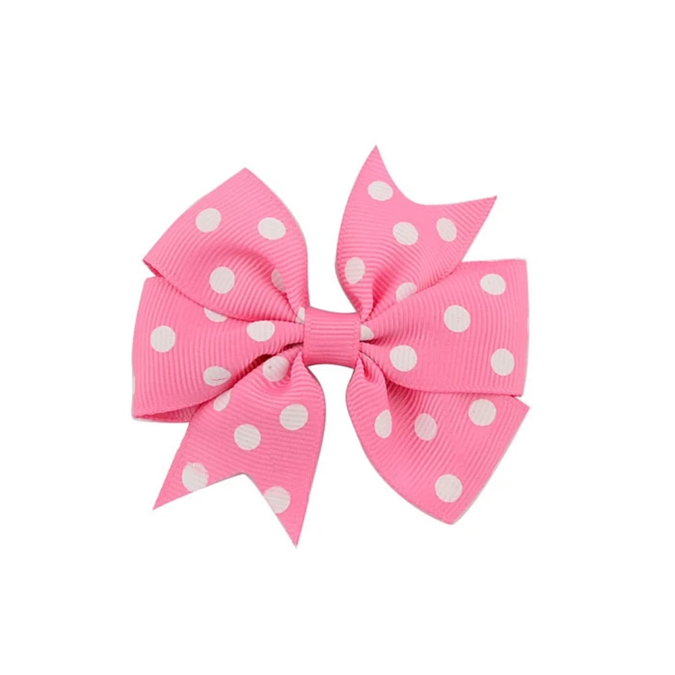 Colorful Dog Hair Bows With Clips