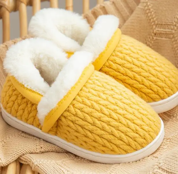Детская домашняя Вязаная хлопковая обувь